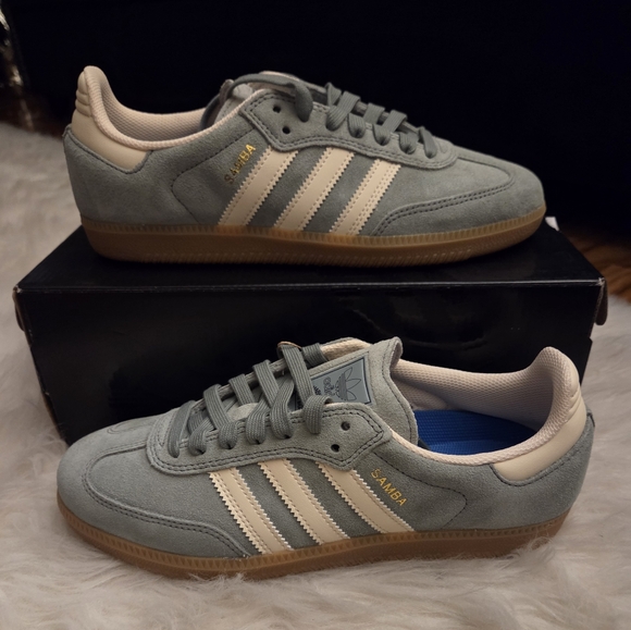 adidas gazelle silver green womens adidas Samba ADV Silver Green/Wonder White/Gold Metallic 12 main image 0